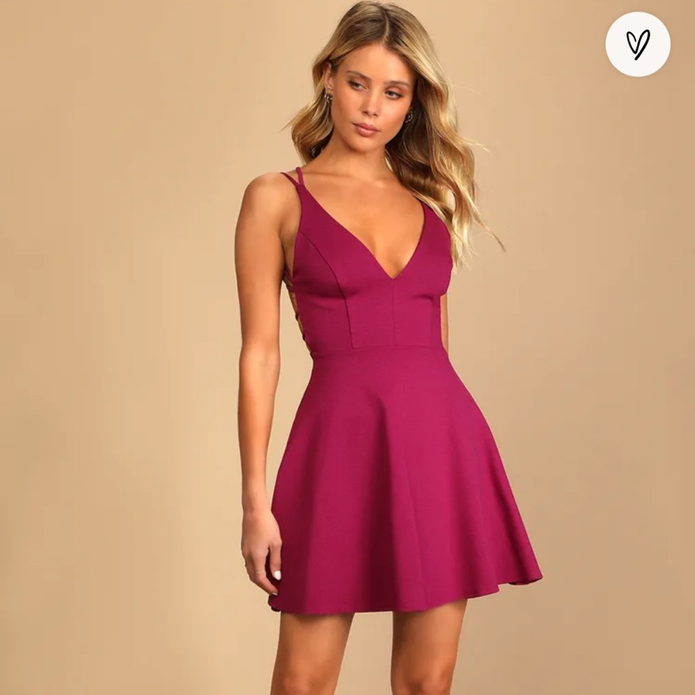 Lulu’s Fuchsia Cocktail Dress